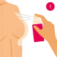 Спрей для зняття тейпа CureTape BoobTape No.1 Remover Spray 50 мл