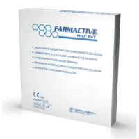 Гидроактивная абсорбционная карбоксиметилцелюлозна повязка Farmactive CMC 5x5см