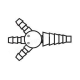 Кардиоконнектор Ethicon Блейк (Blake) 3:1 BCC3