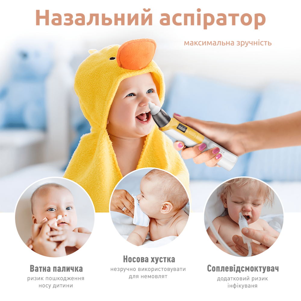 Назальный аспиратор (соплеотсос) Medica+ Nose Cleaner 6.0