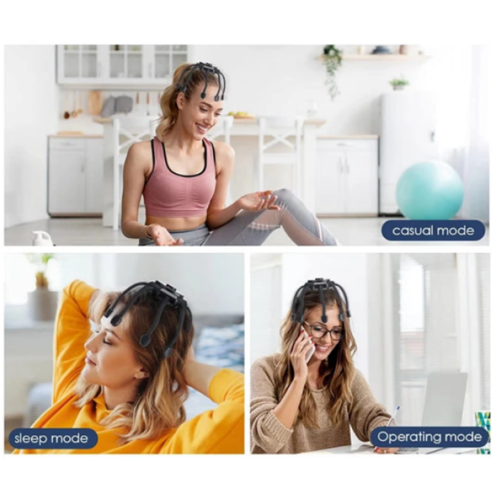 Електричний масажер для голови "Паучок" Beauty Gadgets