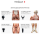 Перкусійний масажер Medica+ MassHand Pro 2Х