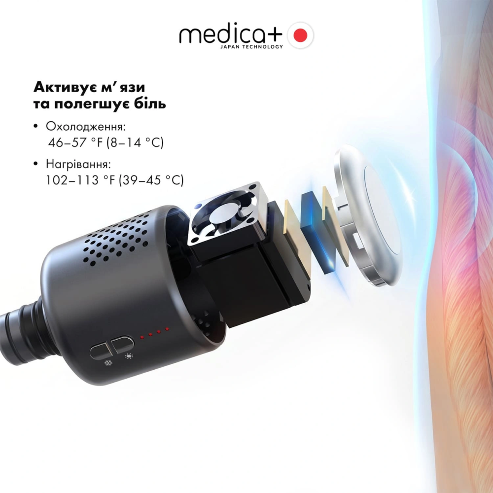 Насадка тепло/холод для масажера Medica+ MassHand Pro 2Х