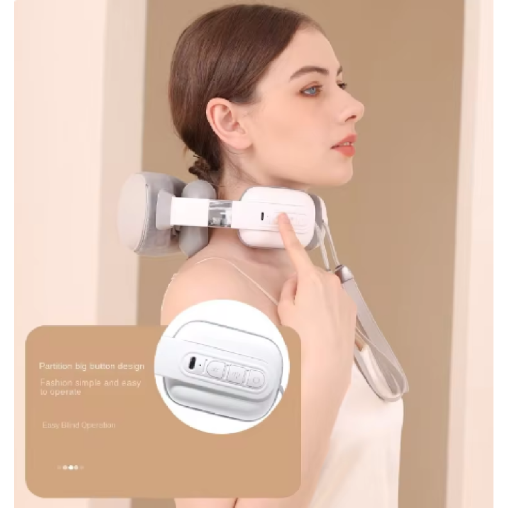 Масажер-комір для шиї електричний із підігрівом Beauty Gadgets