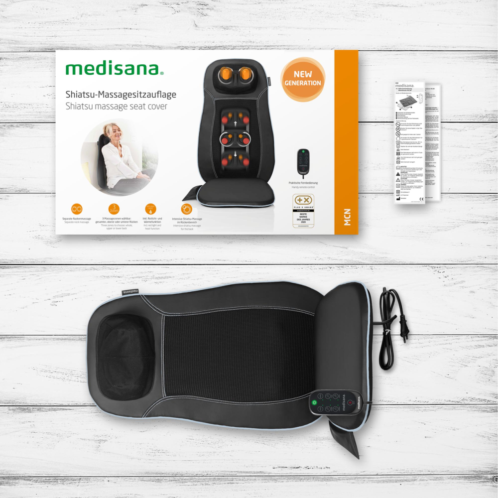 Масажна накидка на сидіння для точкового масажу Medisana MCN New