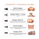 Перкуссионный ручной массажер для тела и мышц Medica+ MassHand Pro 4.0 Black