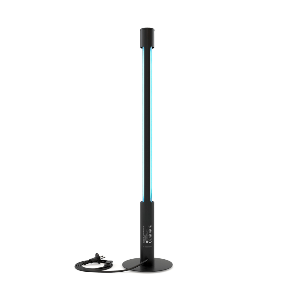 Бактерицидный облучатель с круговым облучением BactoSfera 360° 15 Ozone Black (Озоновый)