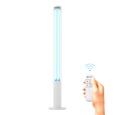 Бактерицидний опромінювач з таймером BactoSfera 360° U95 +100% RC-TIMER White (Безозоновий)
