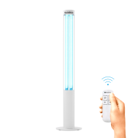 Бактерицидний опромінювач з таймером BactoSfera 360° U60 +100% RC-TIMER White (Безозоновий)