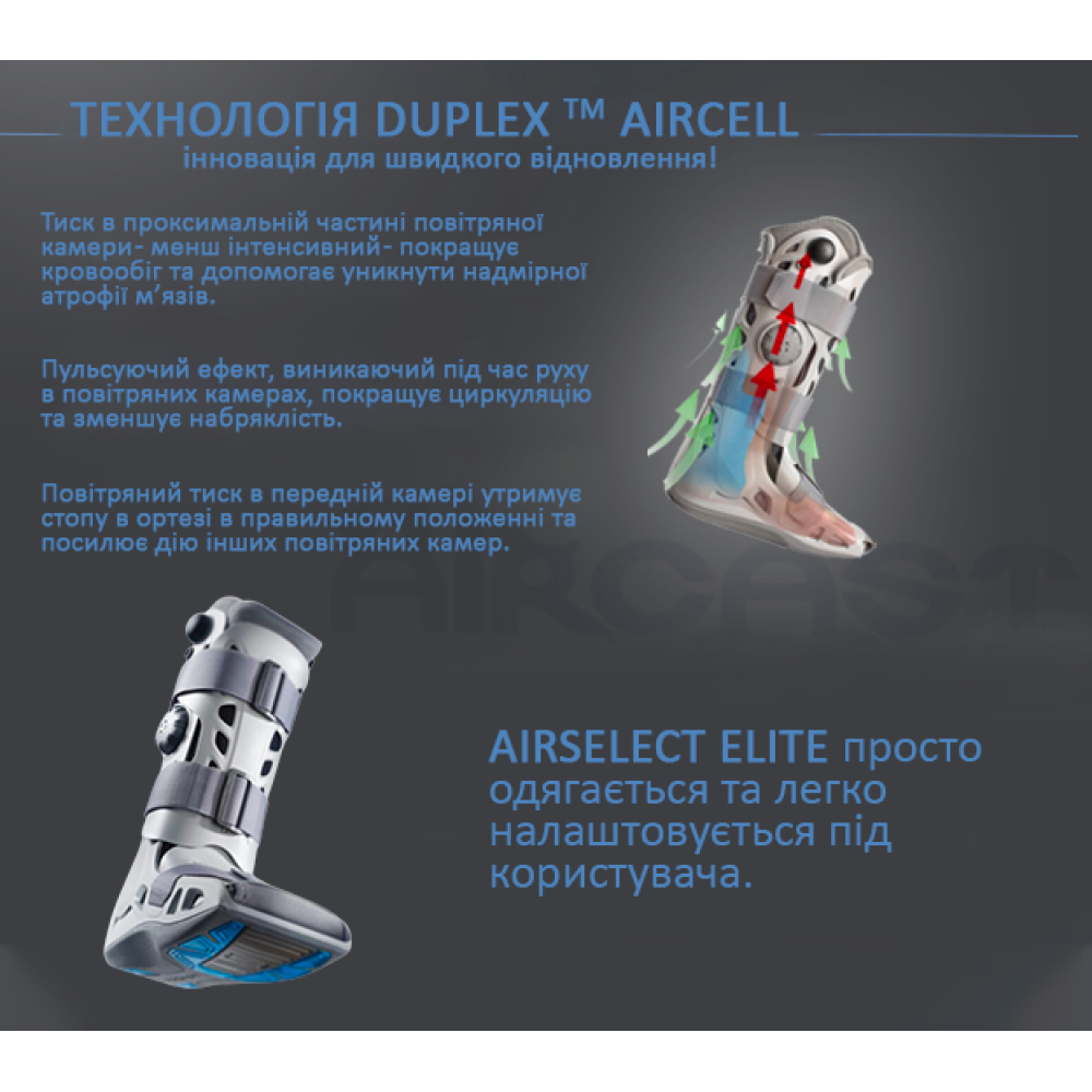 Пневматичний ортопедичний чобіт DJO Global Airselect Elite