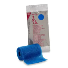 Напівжорсткий бинт для іммобілізації 3M Soft Cast 7.6 см х 3.6 м (Синій)