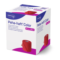 Бинт когезивний фіксуючий Peha-haft Color red червоний 10см x 20м