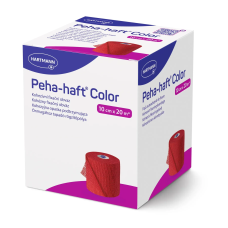 Бинт когезивний фіксуючий Peha-haft Color red червоний 10см x 20м