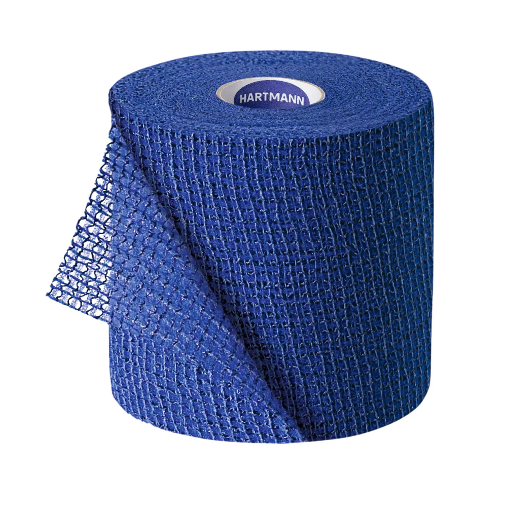 Бинт когезивный фиксирующий Peha-haft Color blue синий 8см x 20м