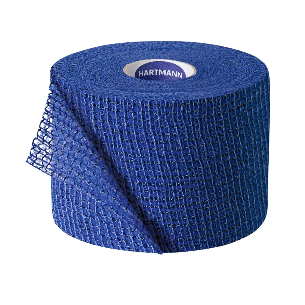 Бинт когезивный фиксирующий Peha-haft Color blue синий 6см x 20м