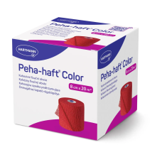 Бинт когезивний фіксуючий Peha-haft Color red червоний 8см x 20м