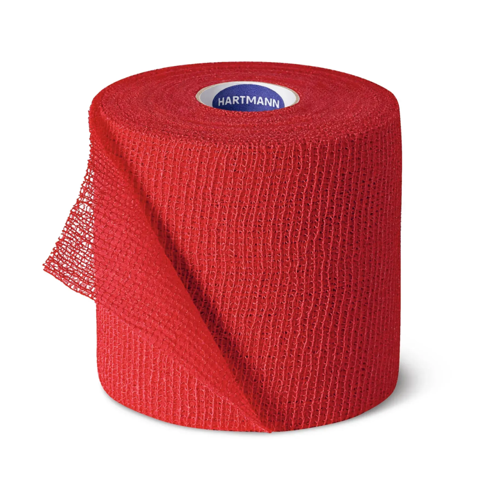 Бинт когезивный фиксирующий Peha-haft Color red красный 8см x 20м