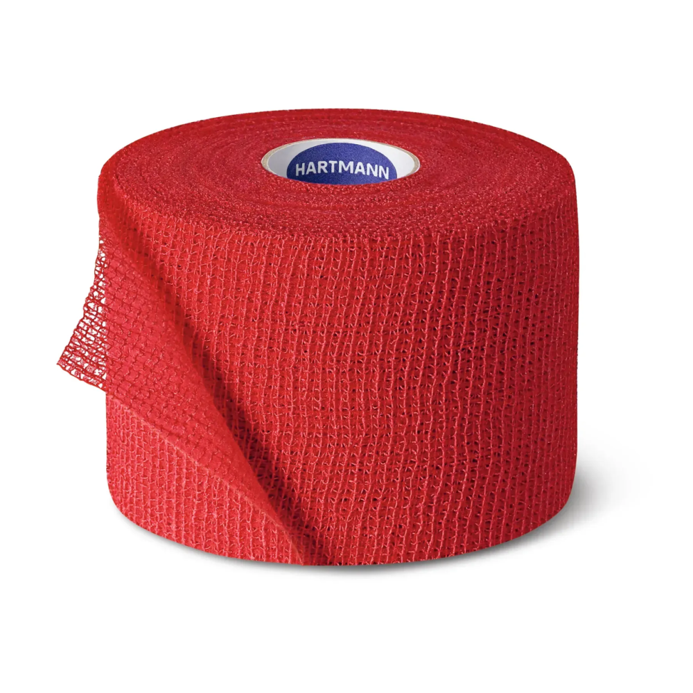 Бинт когезивный фиксирующий Peha-haft Color red красный 6см x 20м