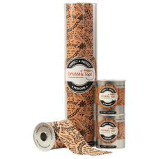 Биомеханический тейпы комплект Dynamic Tape 7.5 см х 5 м (4 роллов, микс цветов, диспенсер)