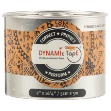 Биомеханический тейп Dynamic Tape 5 см х 5 м (бежевый с черным тату)