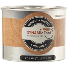 Биомеханический тейп Dynamic Tape 5 см х 5 м (бежевый с бежевым тату)