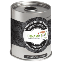 Біомеханічний тейп Dynamic Tape 7,5 см х 5 м Eco (чорний із сірим тату)