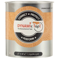 Биомеханический тейп Dynamic Tape 7.5 см х 5 м (бежевый с бежевым тату)