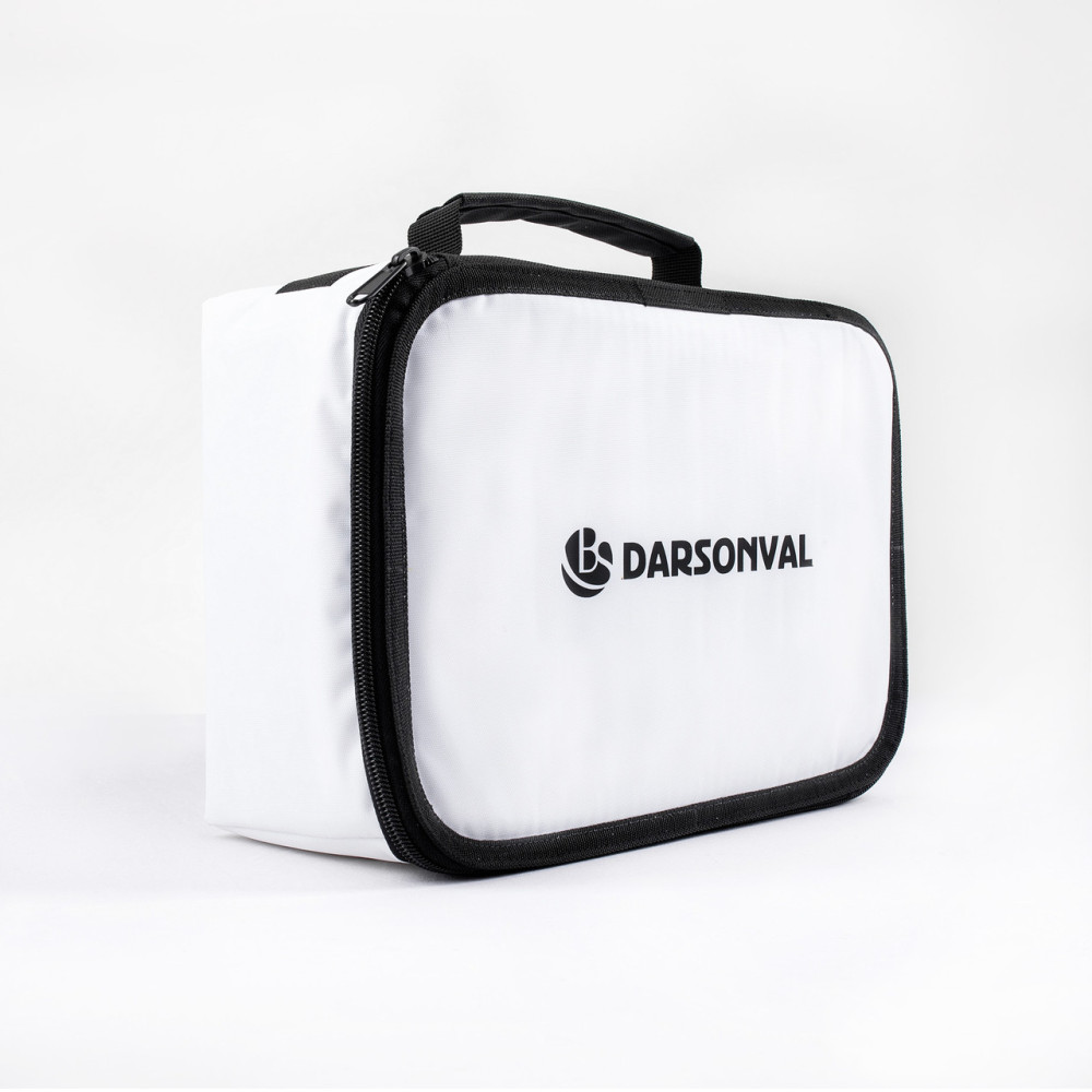 Аппарат для дарсонвализации с сумкой и набором электродов (17 шт) BactoSfera Darsonval Black