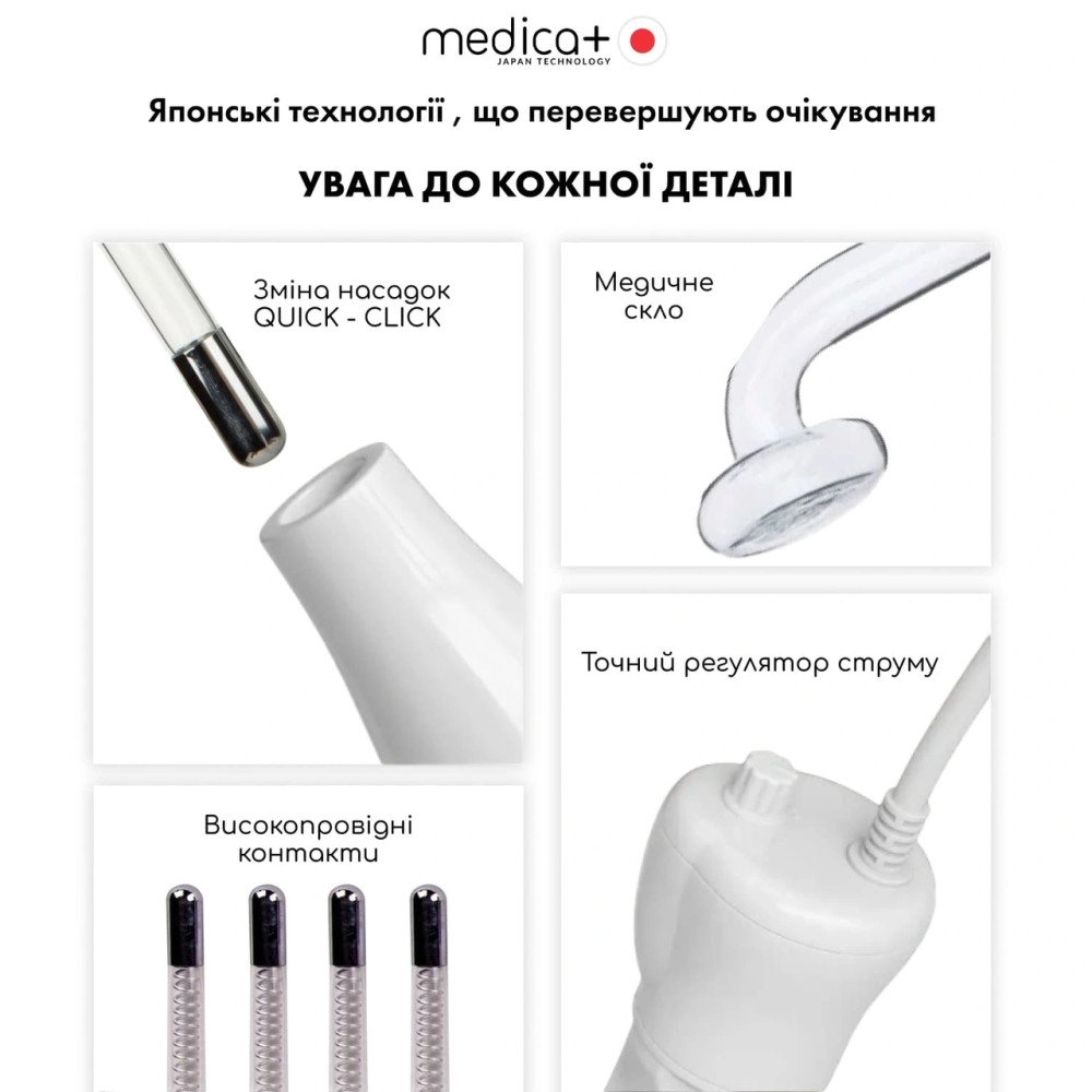 Портативный дарсонваль Medica+ Darsoline 4.0 Case Pro
