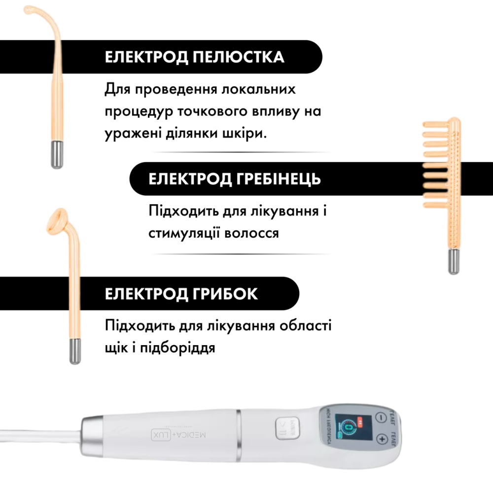 Аппарат Дарсонваль Medica+ Lux Darsoline 8.0