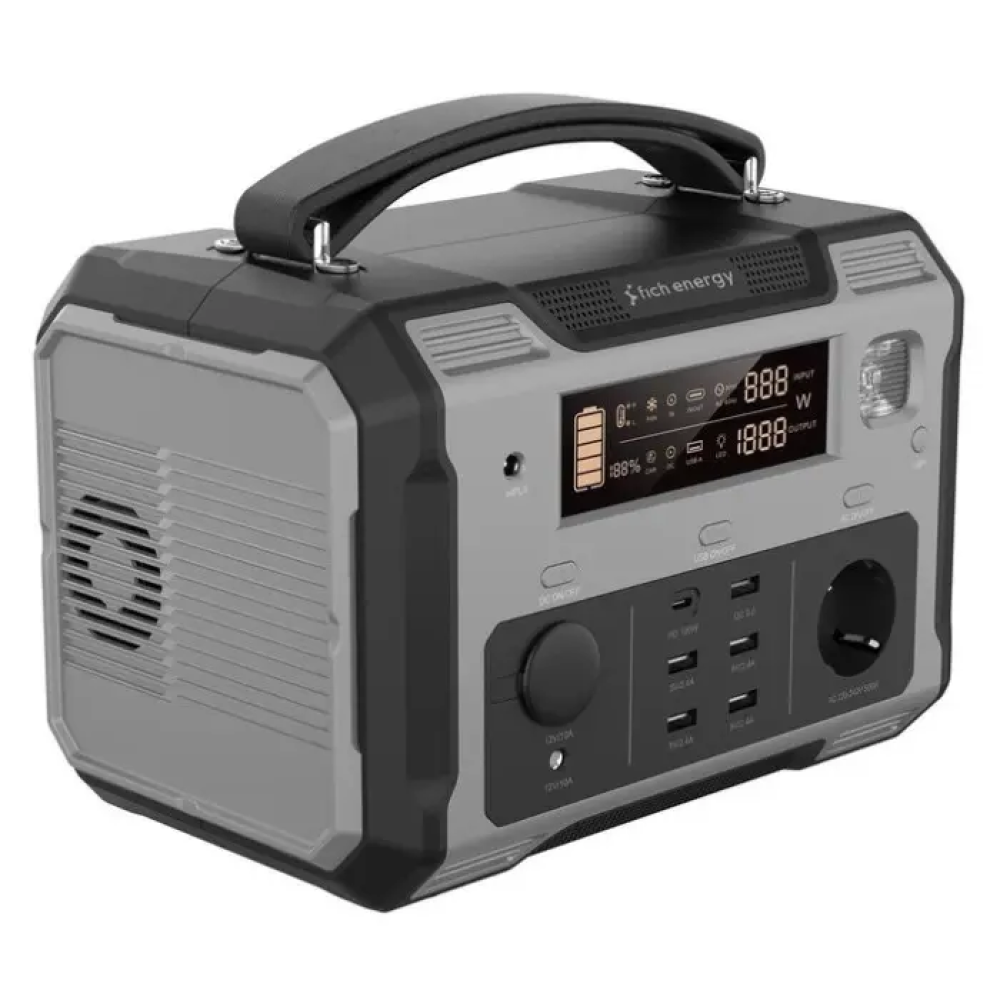 Зарядная станция Fich Power Station F500 500 Wh 140 400 mAh 500W