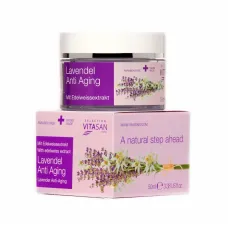 Анти-возрастной крем для лица Лаванда с гиалуроновой кислотой Vivasan lavendel Anti Aging 50 мл