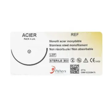 Хірургічний дріт ACIER 7 (Surgical Steel), 5 шт. по 45 см, кол-ріж. голка 48 мм, 31800 (M624G)