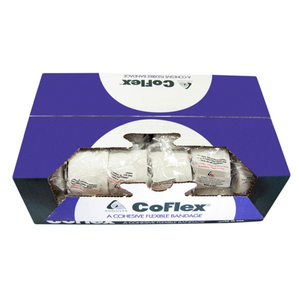 Самофиксирующий эластичный бинт Coflex Andover 5,08 см х 4,6 м (Белый)