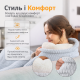 Електрична ковдра з підігрівом (світло-сіра) Medisana HB 416