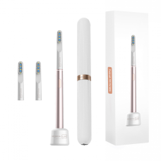 Вибілювальна звукова зубна щітка Medica+ LUX 10X Portable Rose Gold