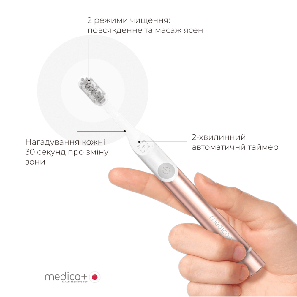 Звуковая зубная щетка Medica+ ProBrush 7.0 Compact (Pink)