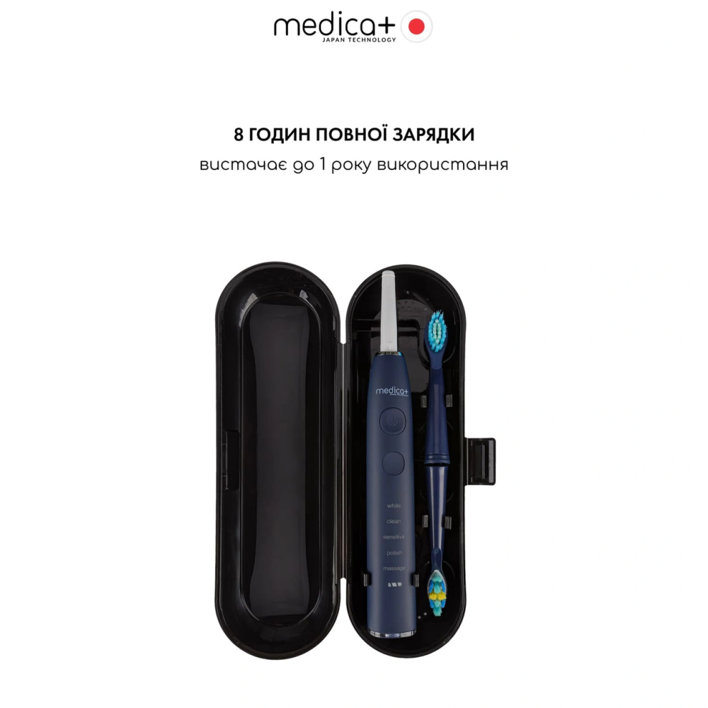 Ультразвуковая зубная щетка Medica+ PROBRUSH 8.0 Blue