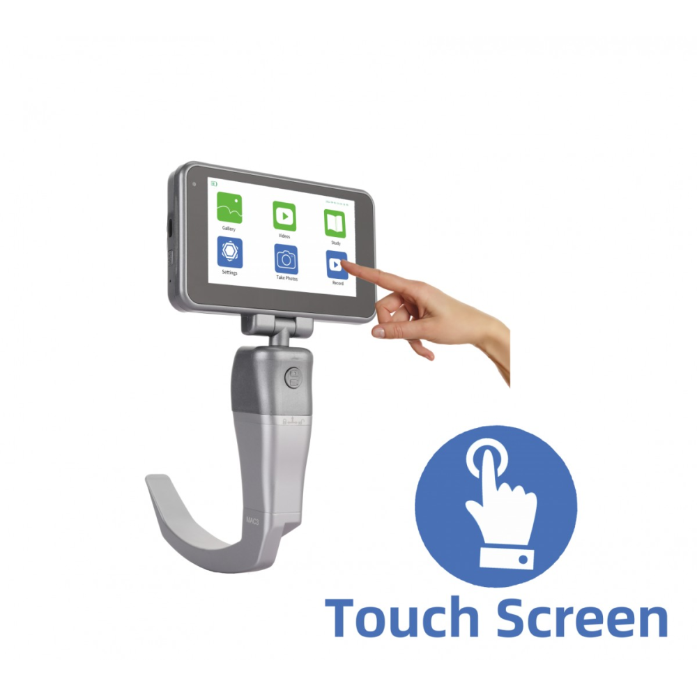 Відеоларингоскоп з дисплеєм 4.5" (з клинками №2,3,4) БІОМЕД CR-31