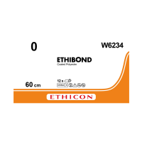 Хірургічна нитка Ethicon Етибонд Ексель (Ethibond Excel) 0, 13 відрізків по 60 см, без голки, W6234