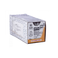 Хірургічна нитка Ethicon Етибонд Ексель (Ethibond Excel) 4/0, довжина 90 см, 2 кол-ріж. голки 17 мм, W6935