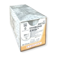 Хирургическая нить Ethicon Этибонд Эксель (Ethibond Excel) 0, длина 75 см, кол. игла 31 мм, W975G
