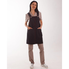 Професійний водовідштовхувальний фартух Тріест чорний