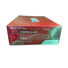 Гемостатичний матеріал Ethicon Серджісел Фібриляр (Surgicel Fibrillar), 10,2 см x 10,2 см, 411963