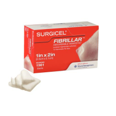 Гемостатичний матеріал Ethicon Серджісел Фібриляр (Surgicel Fibrillar), 2,5 см x 5,1 см, 411961