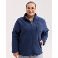 Медична кофта жіноча флісова Фінляндія синя +SIZE