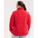 Медицинская кофта женская флисовая Финляндия красная +SIZE