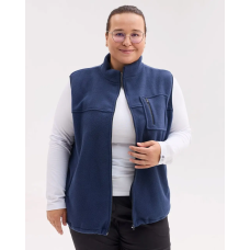 Медична жилетка жіноча флісова Говерла синя +SIZE