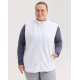 Медична жилетка жіноча флісова Говерла біла +SIZE