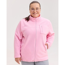 Медична кофта жіноча флісова Фінляндія рожева +SIZE